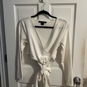 French Connection Tie Back Top